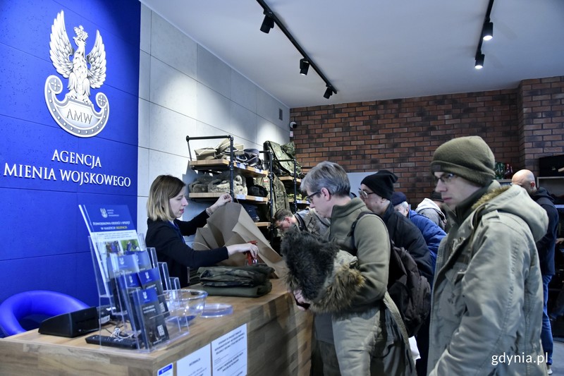 military shop in Gdynia