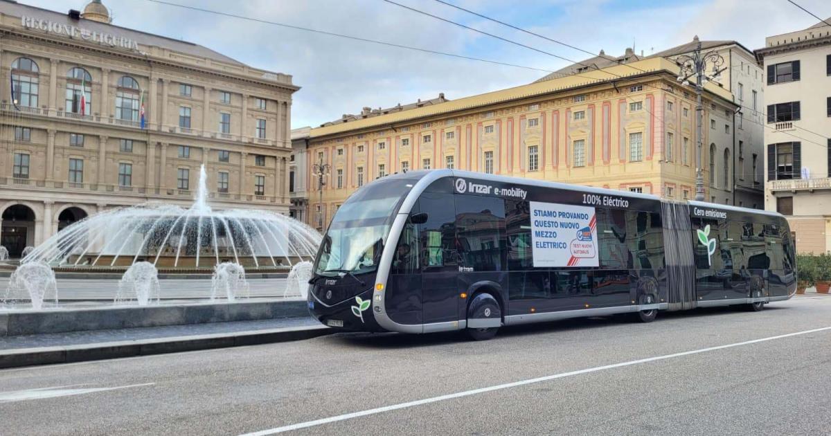 Genoa Is Testing Out This Futuristic Tram-bus | TheMayor.EU