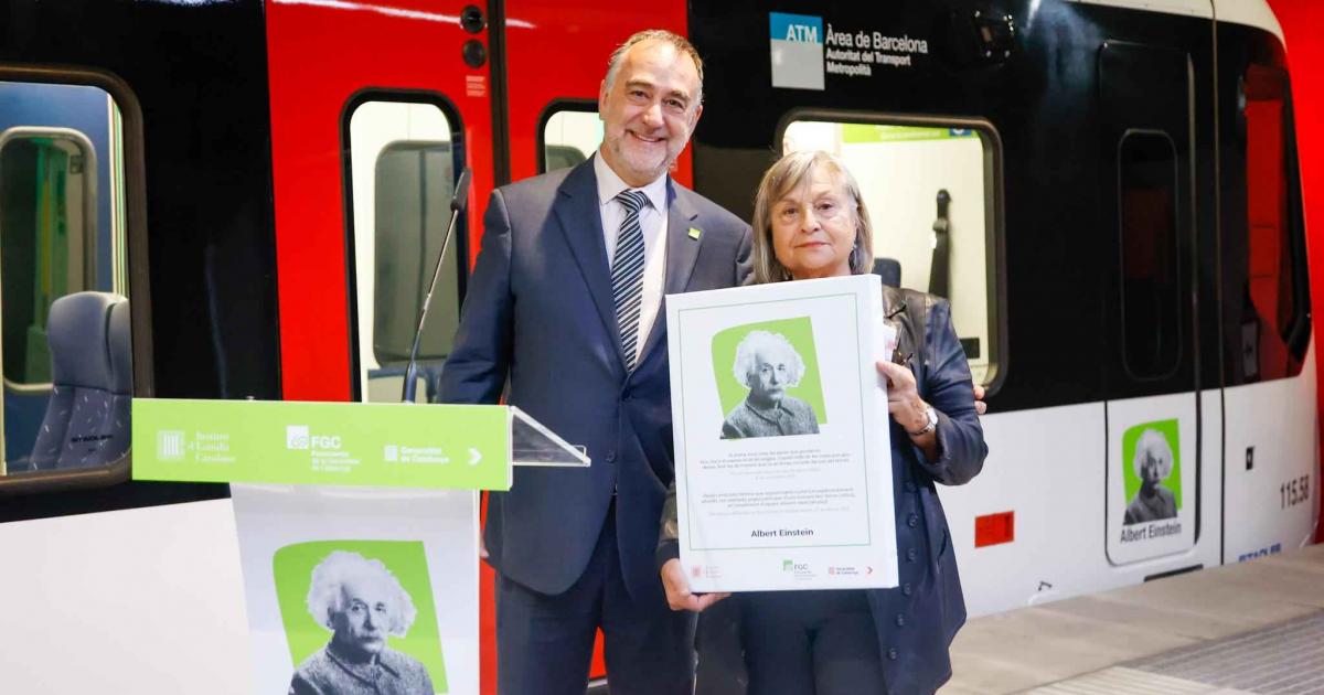 Catalonian train named after Einstein to mark centenary of scientist's ...