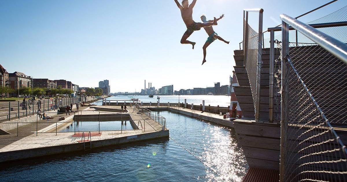 The Public Outdoor Swimming Facility In The Islands Brygge Area Is One ...